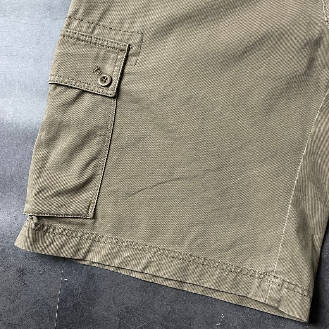 VANHEUSEN 빈티지 베이지 코튼 카고 하프 팬츠 A00764 상품이미지5