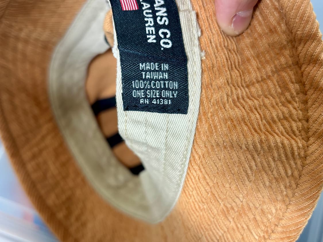 폴로 진스 사파리 버킷햇 코듀로이 모자 상품이미지7