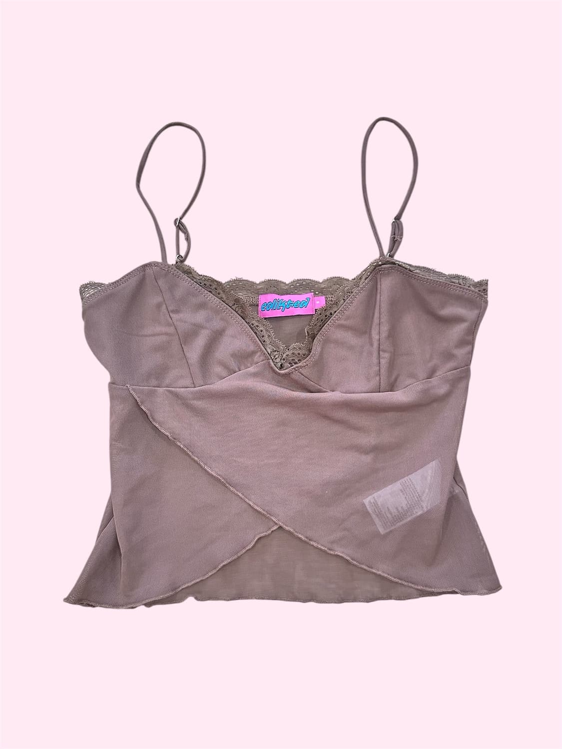 [예약판매] Y2K 레이스 캐미솔 탑-S 상품이미지1