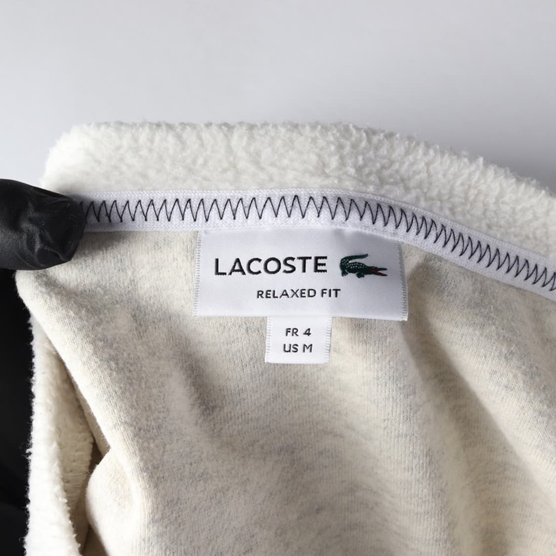 라코스테 릴렉스핏 크림 테리 스웻셔츠 4 상품이미지5