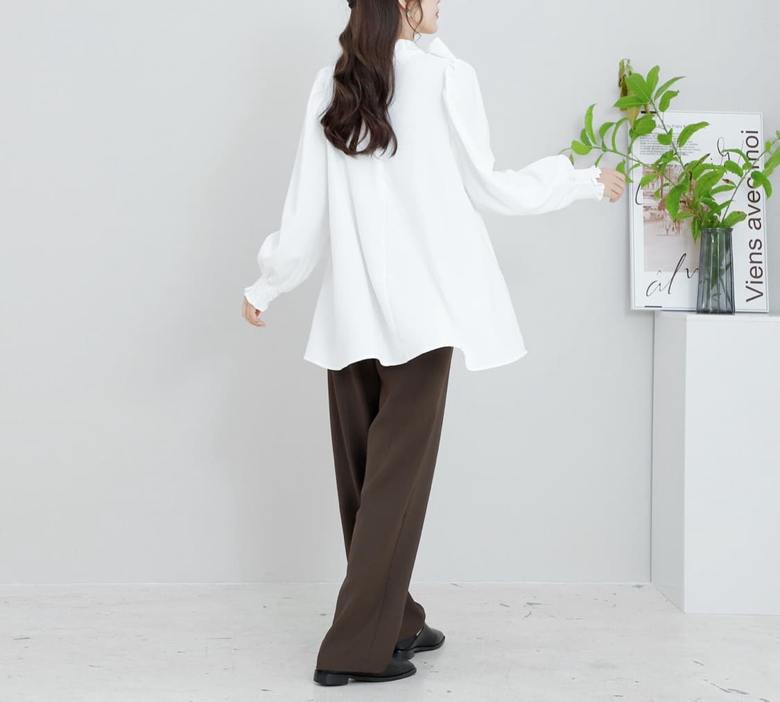 리본 블라우스 상품이미지2