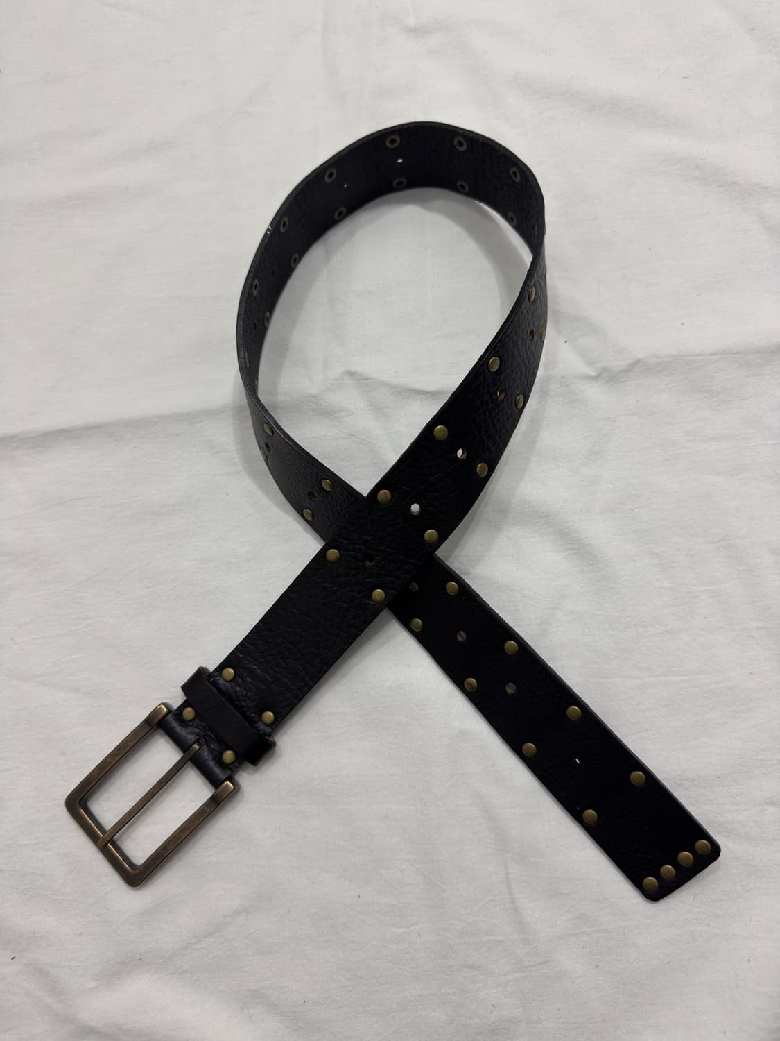stud leather belt 상품이미지1