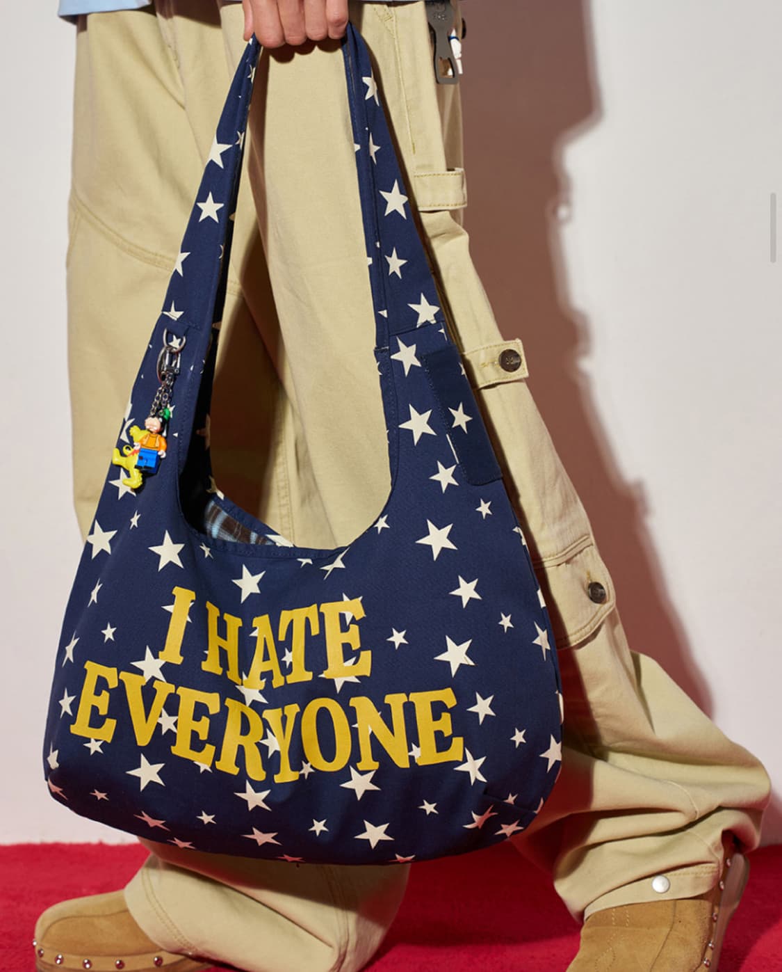 루저스클럽 리버시블 스타 숄더백 네이비 상품이미지1