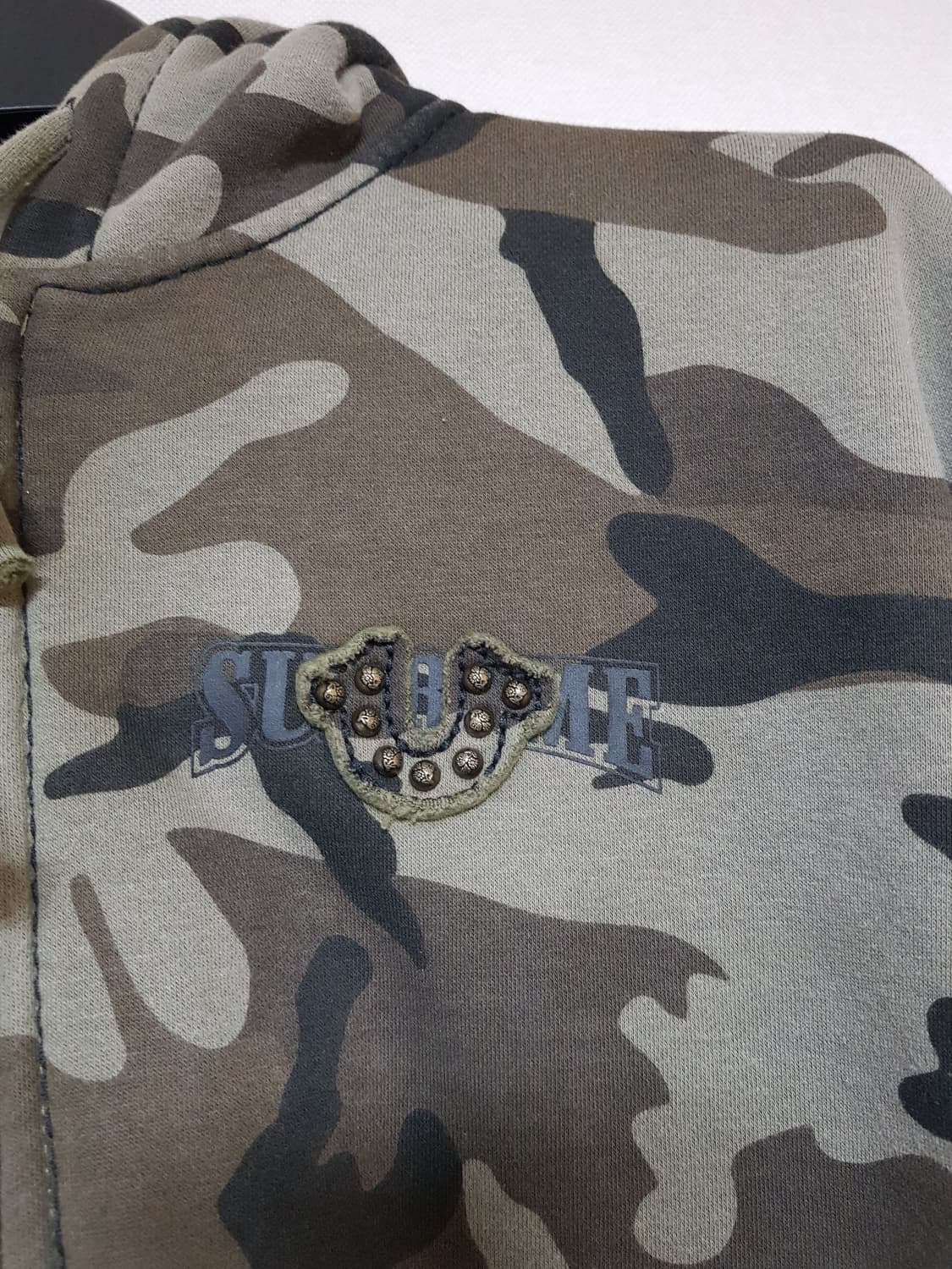 슈프림 X 트루릴리전 후드 집업 티셔츠 브라운 카모 25FW 상품이미지4