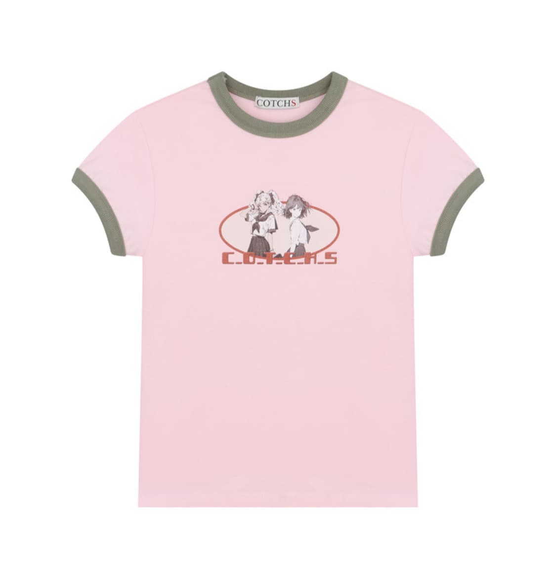 새상품 카치스 GGIRLS RINGER TEE 상품이미지1