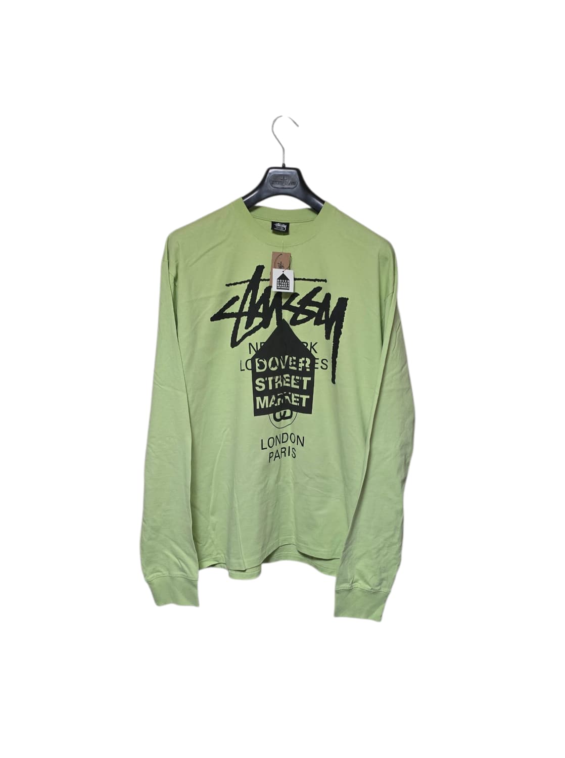 스투시 x 도버스트릿 월드 투어 롱슬리브 라임 상품이미지1