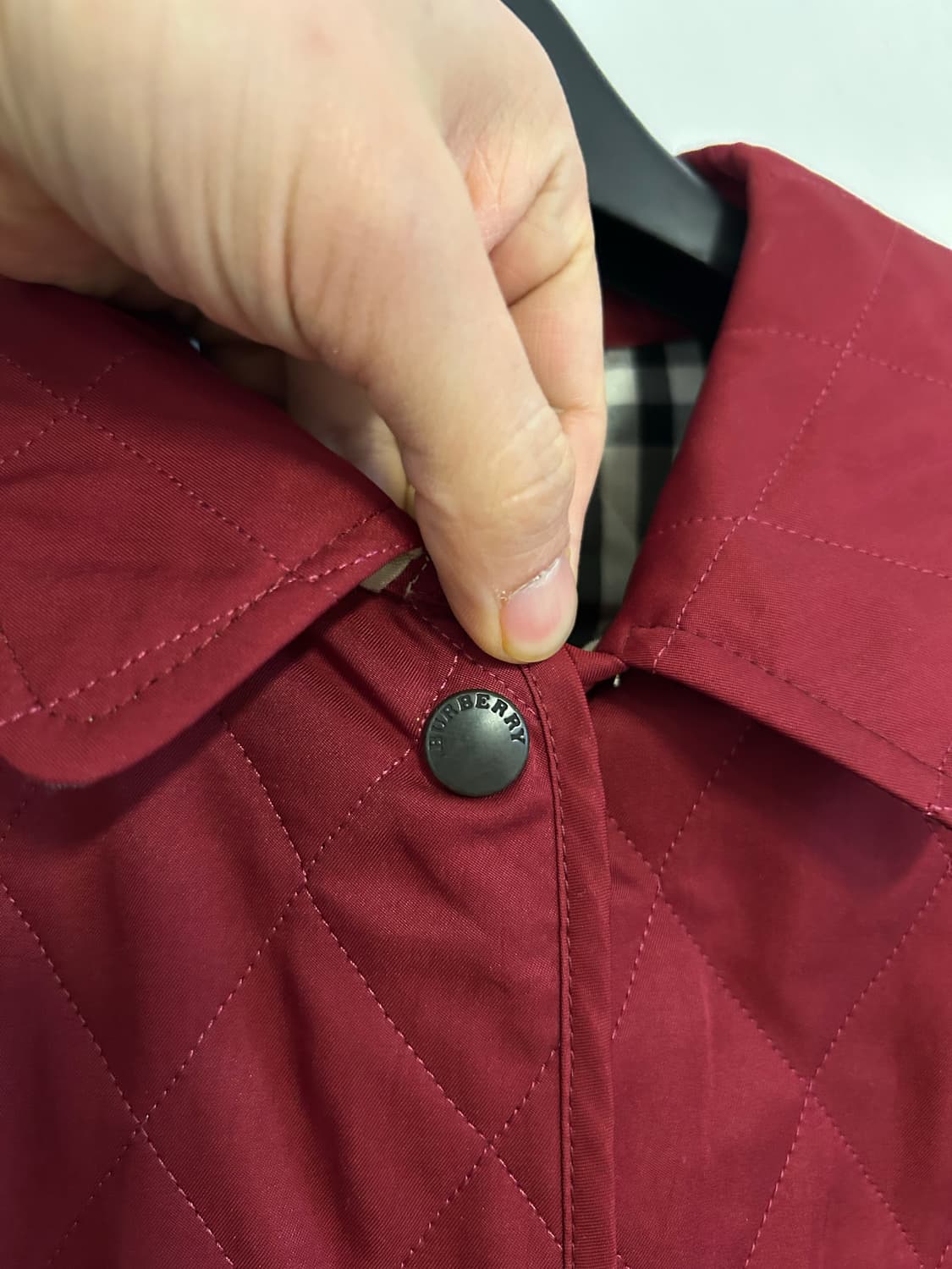 버버리 런던 클래식 체크 안감 퀼팅 자켓 상품이미지4