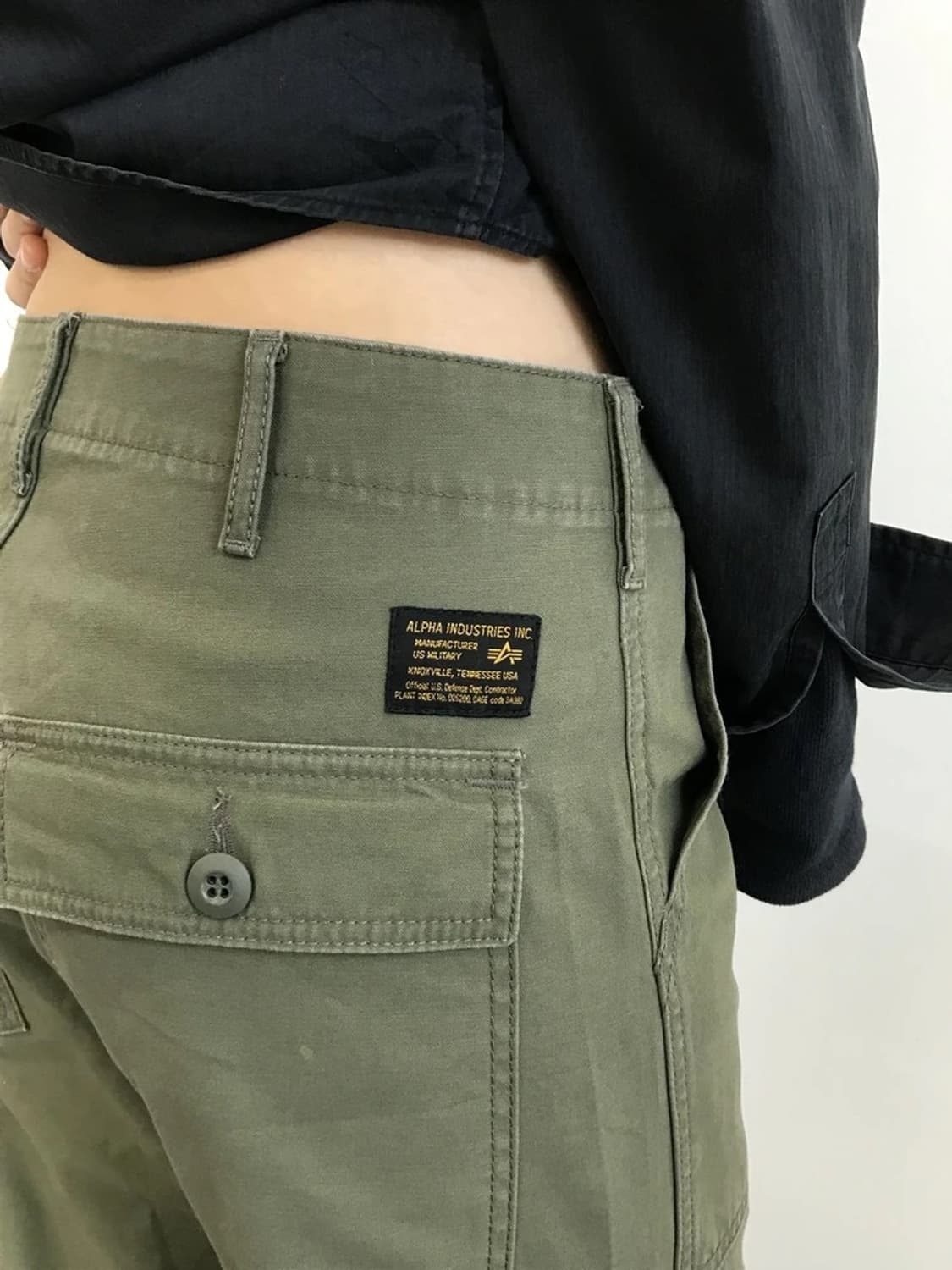 Alpha Industries Olive Utility Pants 상품이미지4