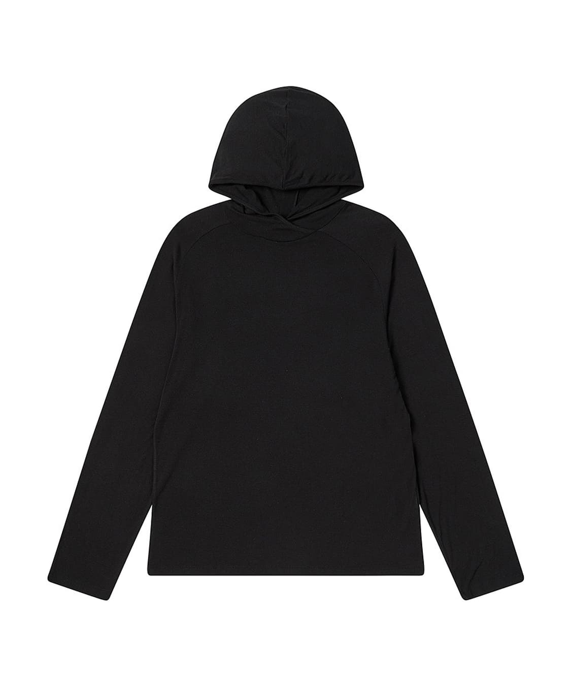 llud Layered Wool Hoodie Black M 상품이미지1