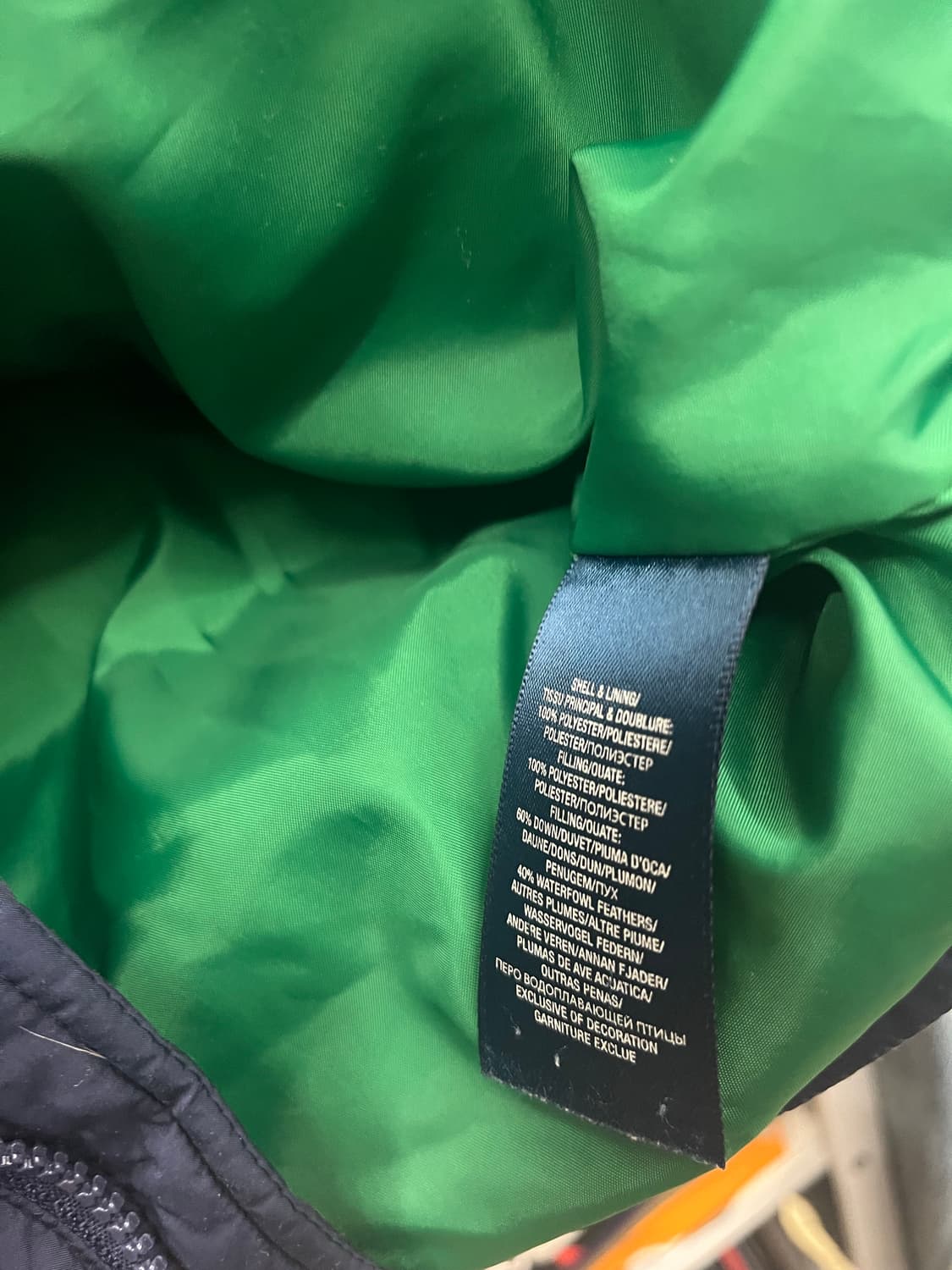 폴로 랄프로렌 네이비 패딩 점퍼 상품이미지7