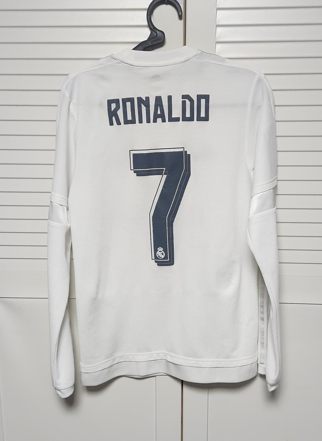 15-16 레알 마드리드 홈 긴팔 No.7 호날두 유니폼 아디다스 상품이미지3