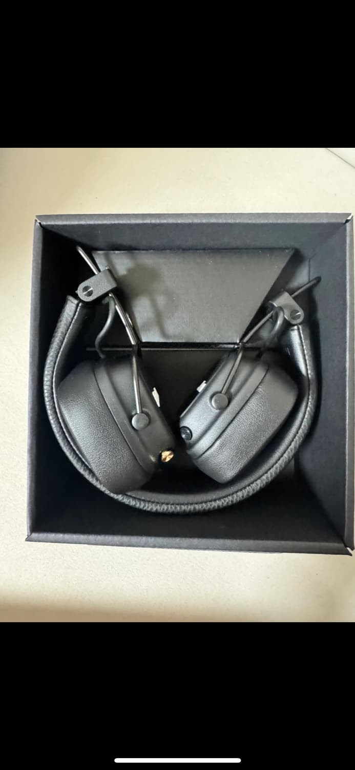 마샬 메이저 5 Major V 블랙 블루투스 헤드폰 상품이미지2