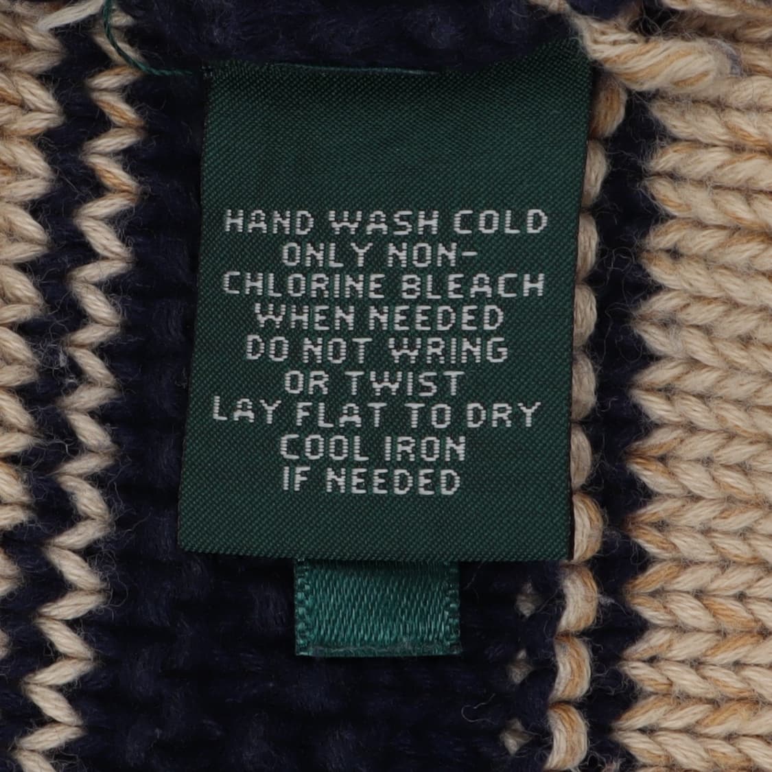 로렌 랄프로렌 베이지 스트라이프 보트넥 니트 상품이미지9