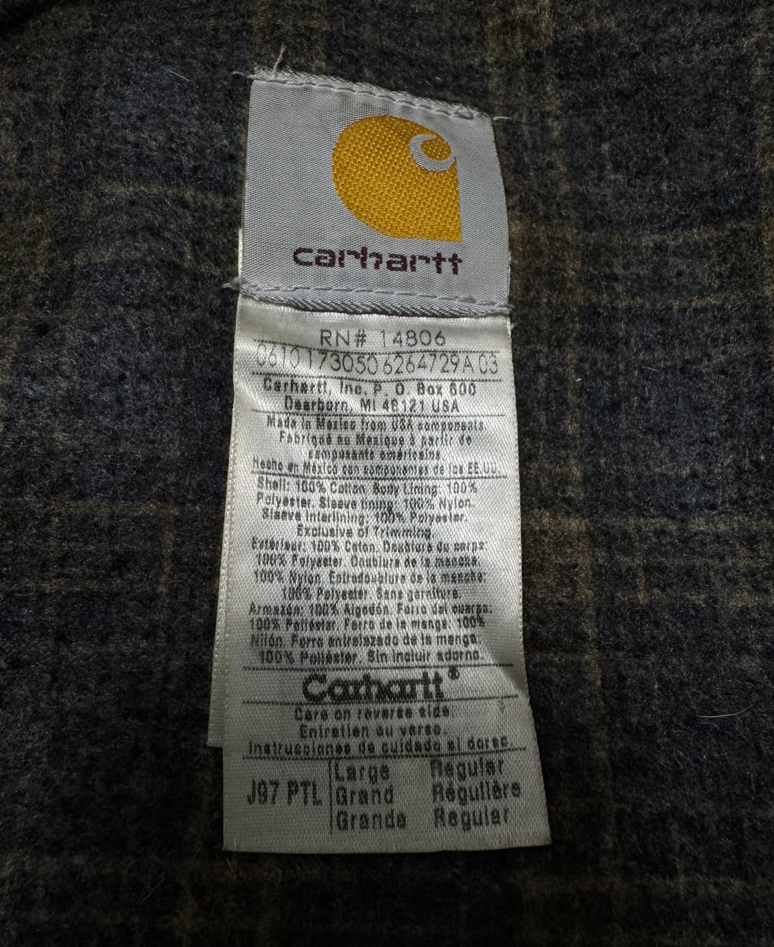 칼하트 j97 ptl L 상품이미지5
