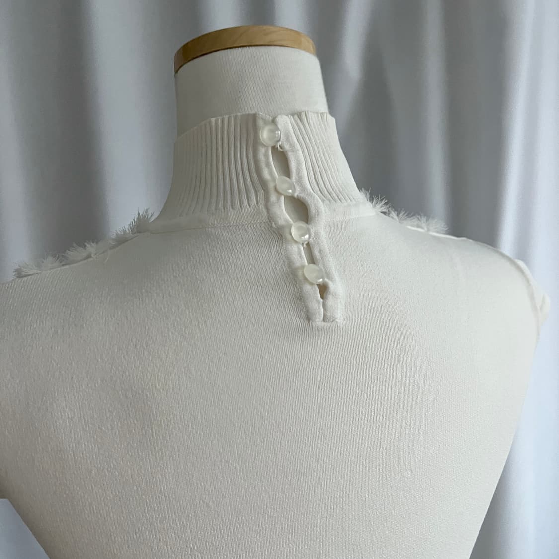 fur point half turtle neck knit 상품이미지5