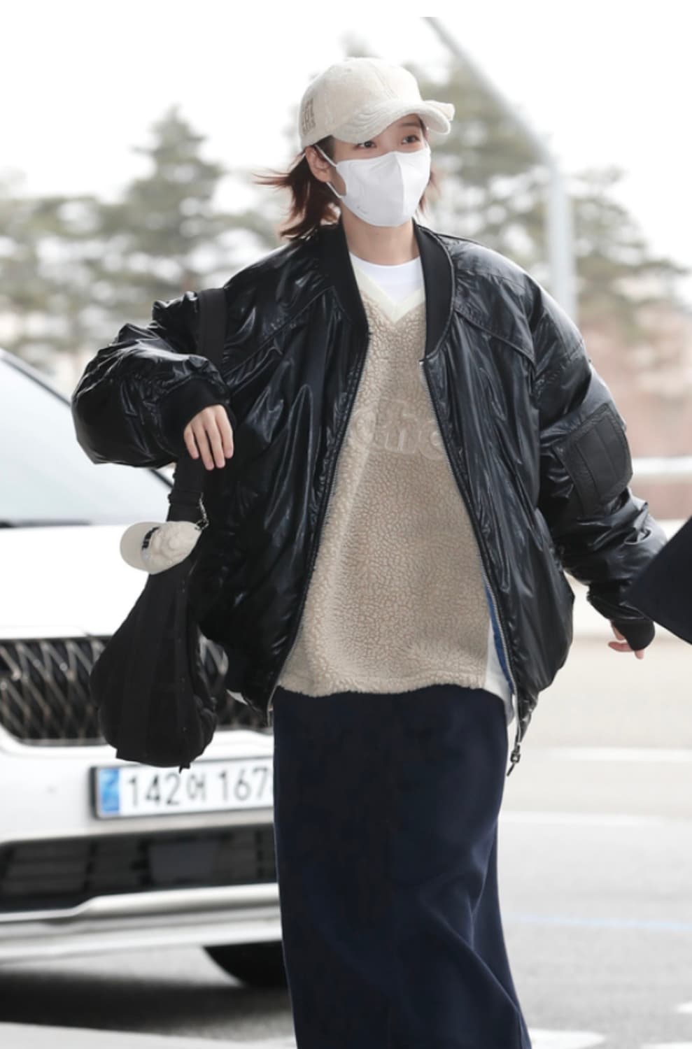 준지 리버서블 MA-1 아이유 마원  블루/블랙 044 상품이미지5