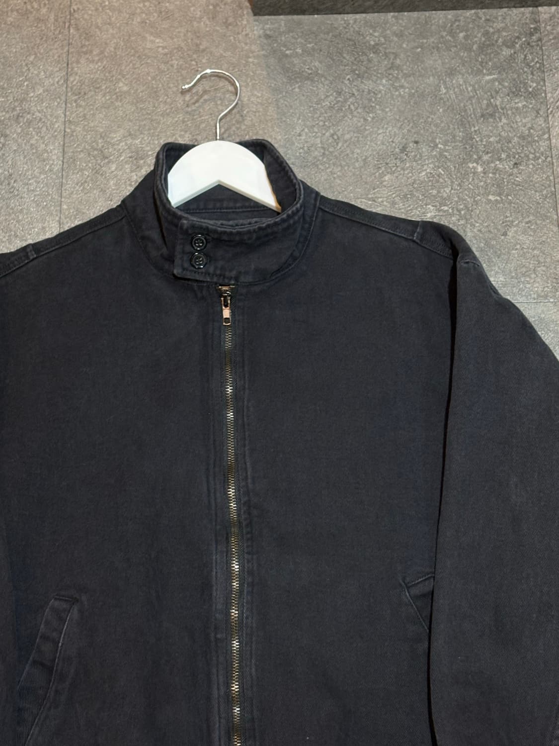 파르티멘토 흑청 데님 블루종 자켓 M 상품이미지4