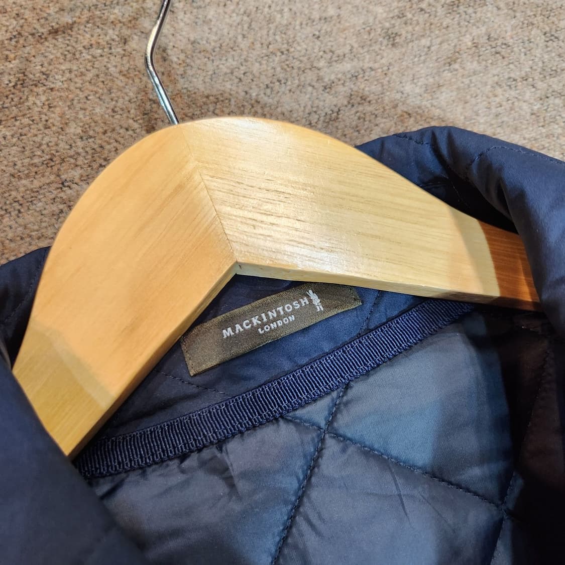 매킨토시 네이비 퀼팅 자켓 95~100 상품이미지2