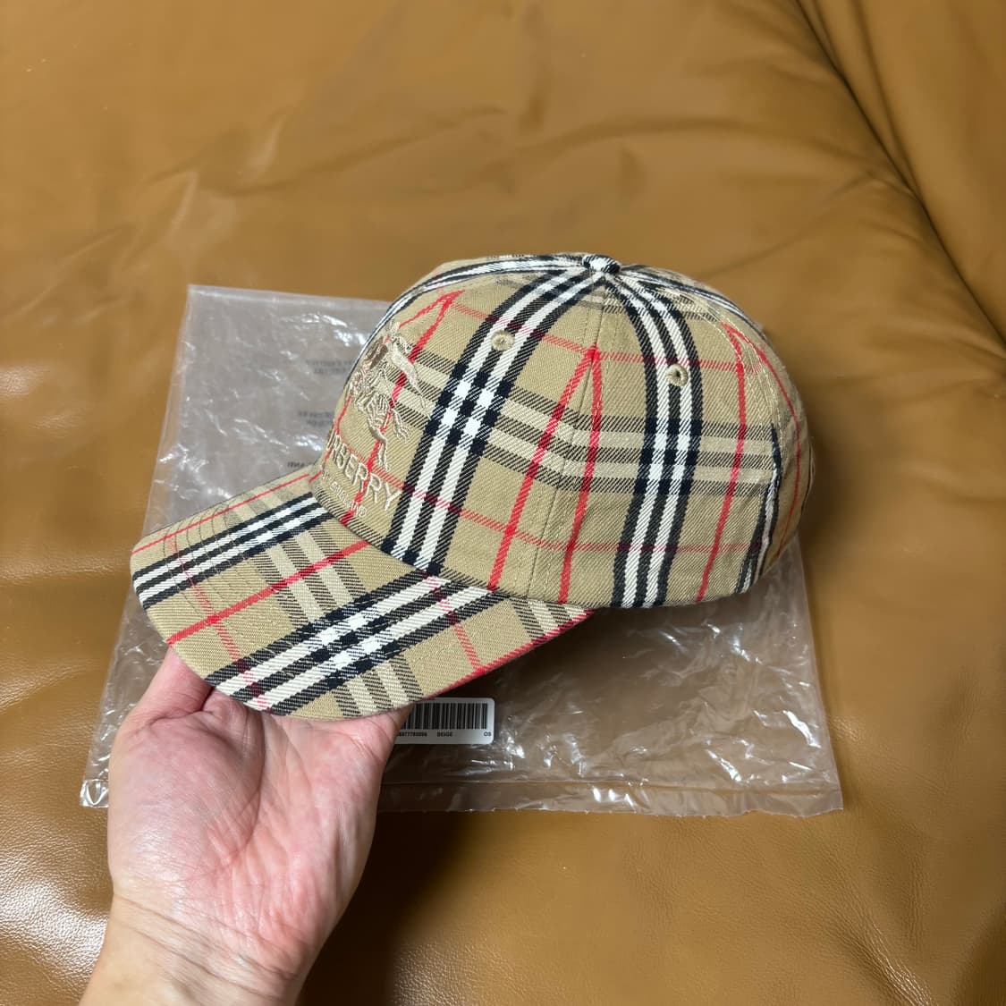 Supreme 슈프림x버버리 노바체크 데님 6패널 볼캡 모자 상품이미지5