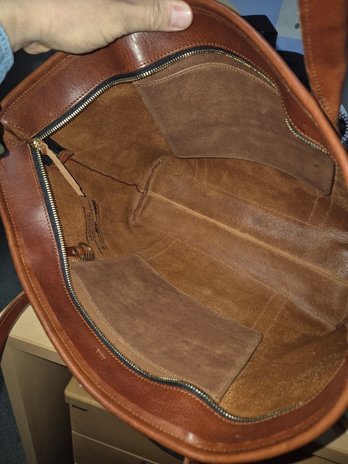 유니페어 에센셜 토트백 가죽 공방 맞춤 제작 상품이미지5