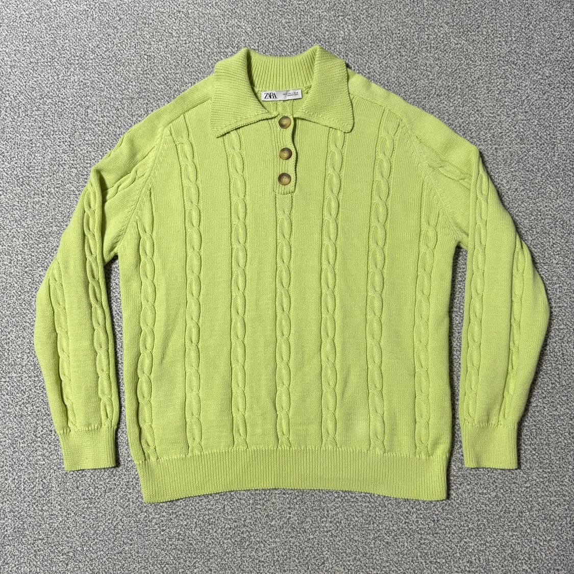 자라 니트 카라 셔츠 상품이미지1