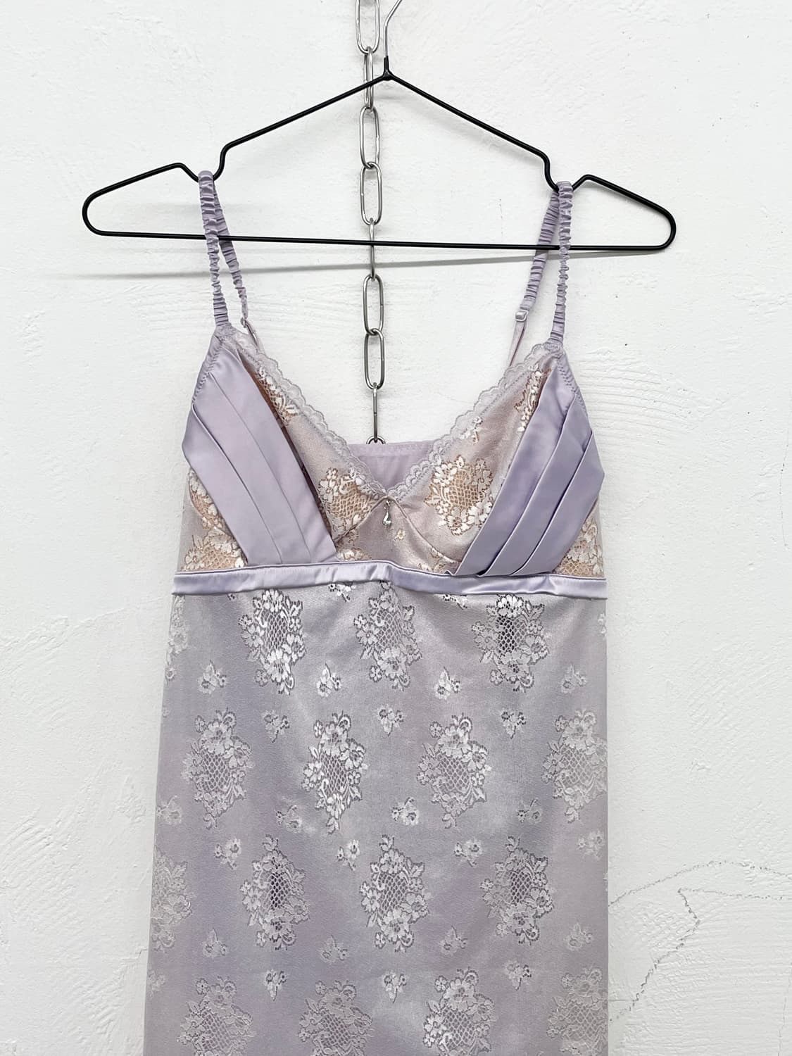 연보라 페어리 레이스 슬립 상품이미지5