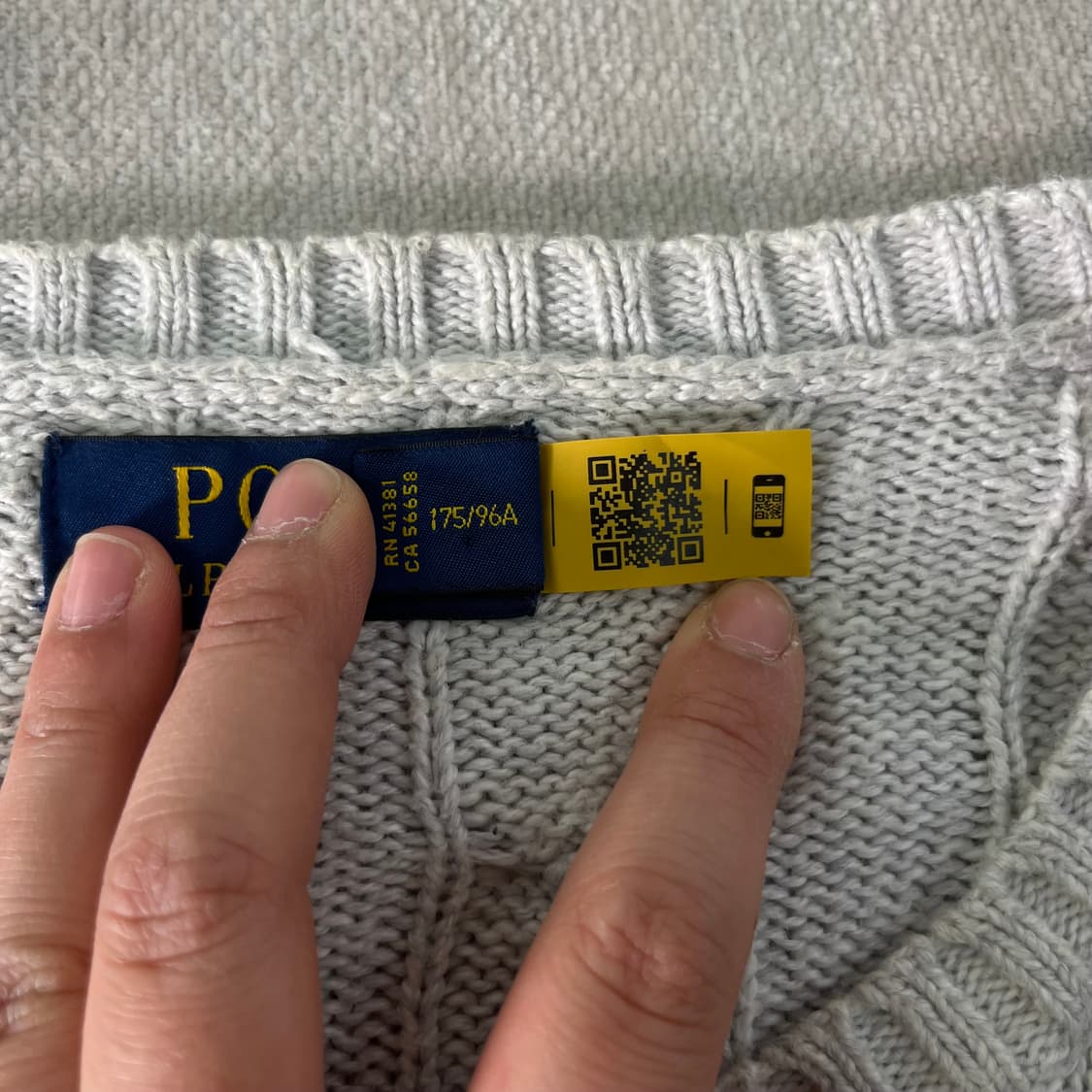 100 폴로랄프로렌 신형라벨 꽈배기 니트 상품이미지4
