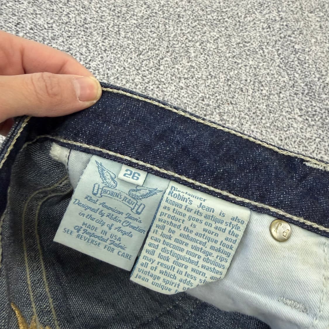 26 로빈슨 여성 부츠컷 데님 0127H2 상품이미지5