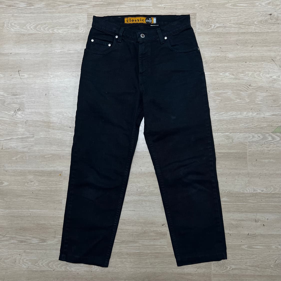 리바이스 여성 실버탭 클래식 스트레이트 데님팬츠 청바지 [흑청] 26 상품이미지1