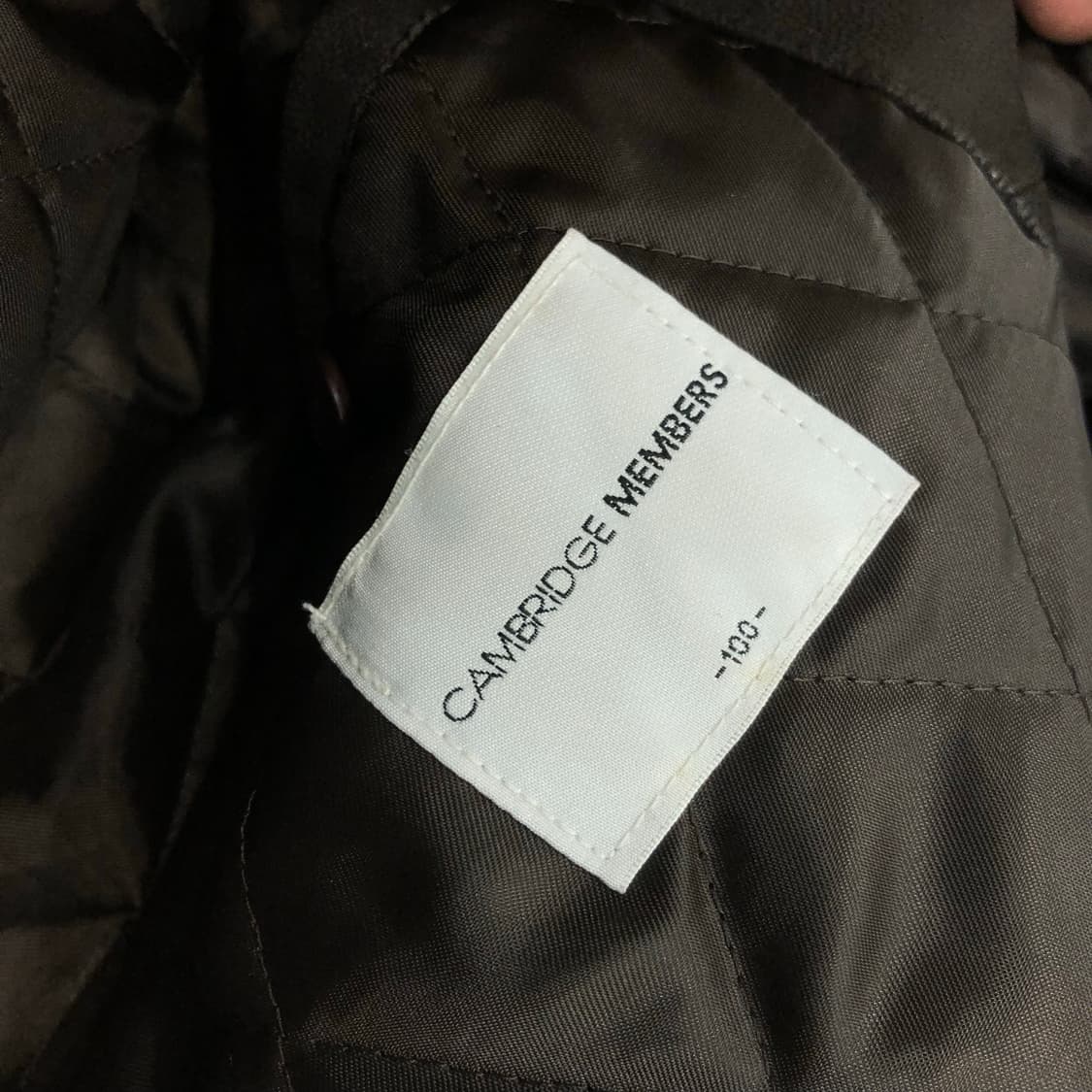 캠브리지 멤버스 양가죽 니트 도킹 양털 무스탕 레더 가죽 자켓 상품이미지7