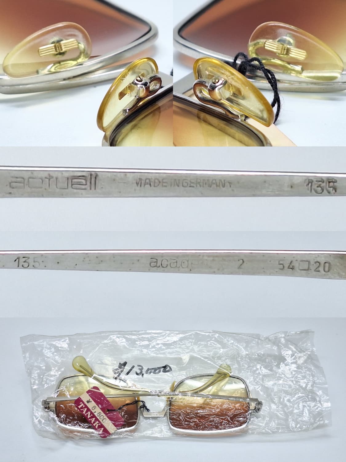80s 독일제 빈티지 데드스톡/Actuell academic2 선글라스  상품이미지7