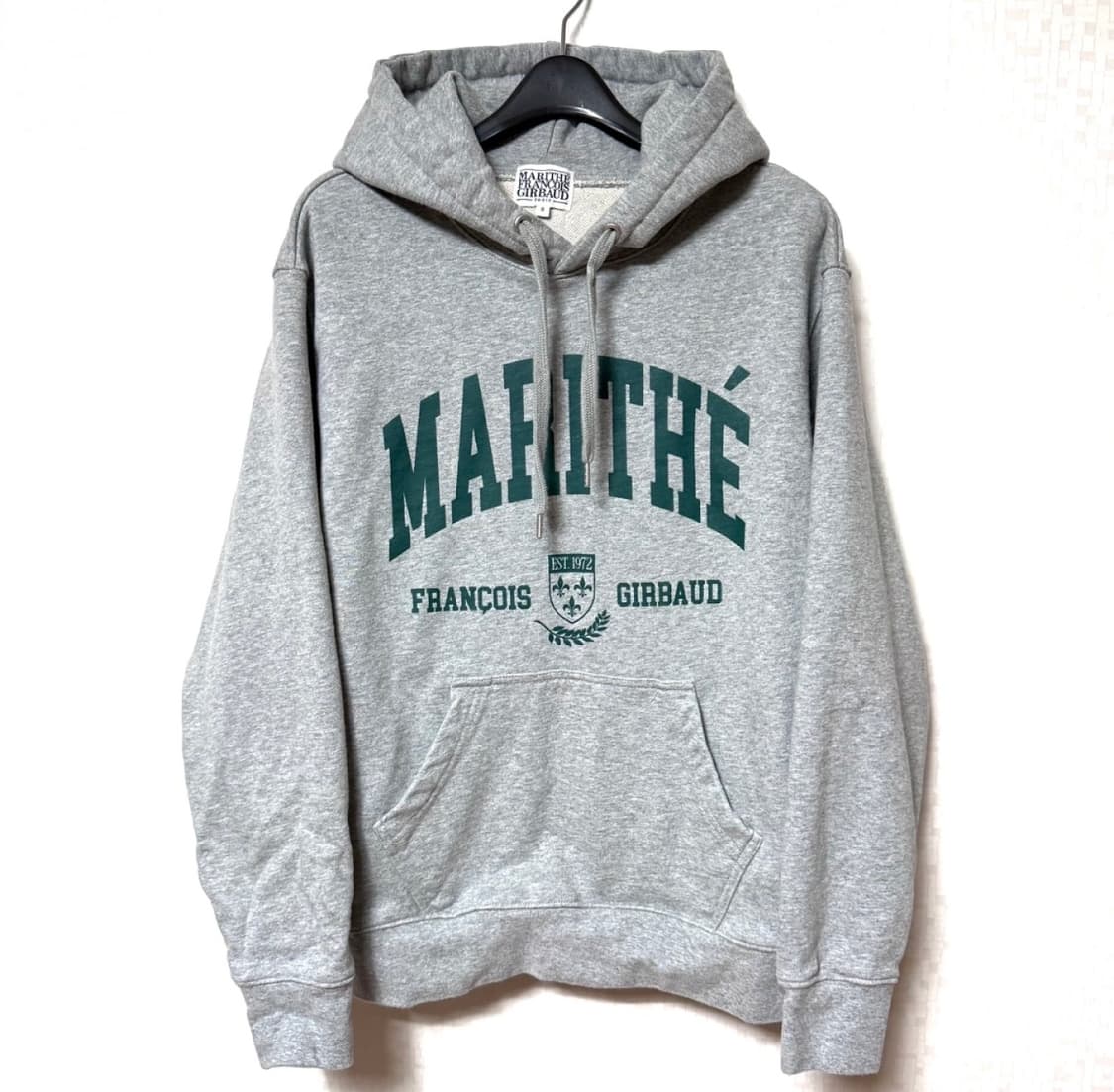 🩶마리떼 프랑소와 빅로고 그레이 후드티🩶 상품이미지1