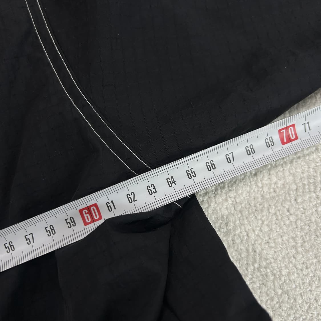 나이키 빅 스우시 크롭 우븐 자켓 블랙 m 상품이미지4