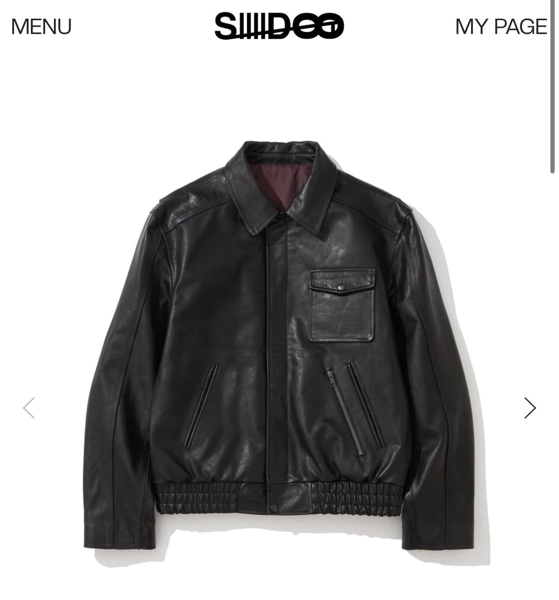 새제품) 시도 26신상 A2 레더자켓 2사이즈 상품이미지1