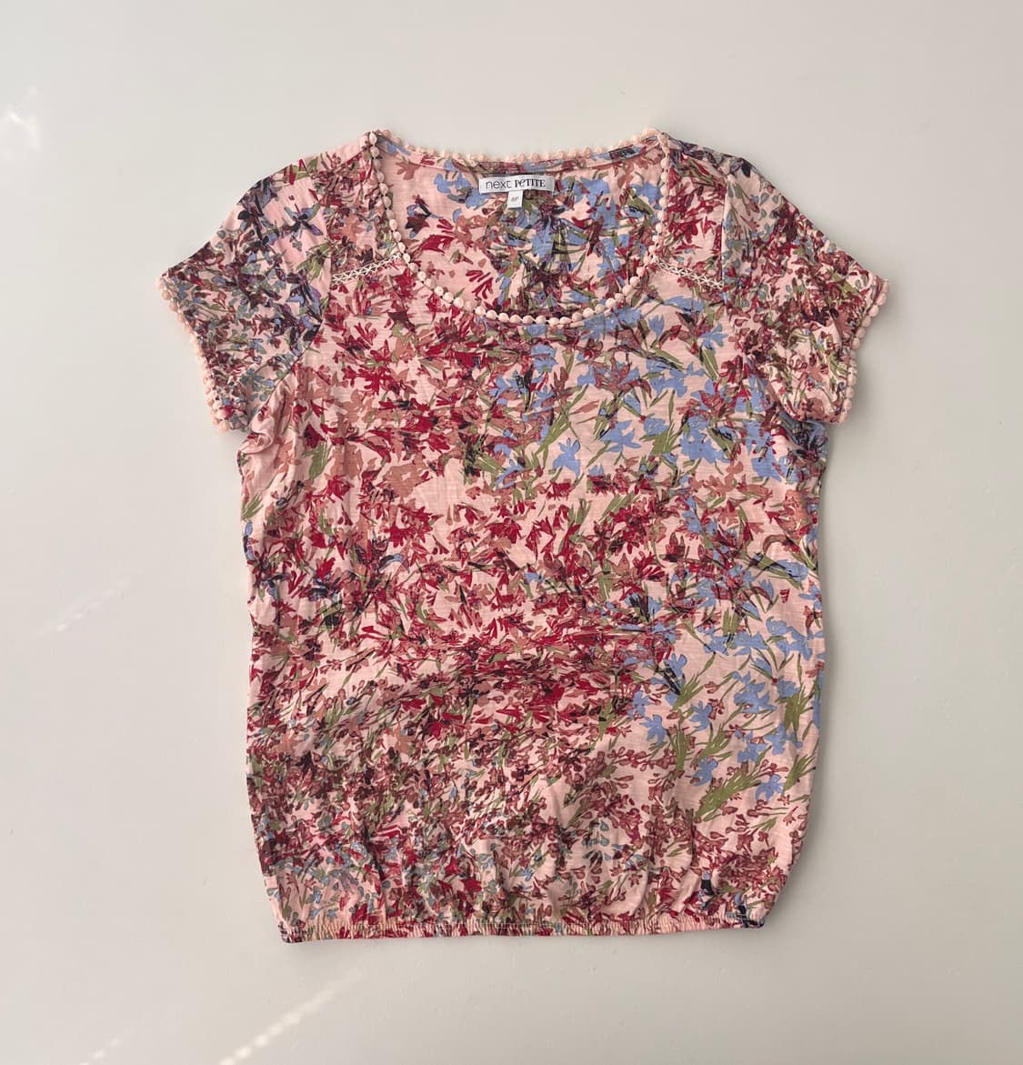 빈티지 그래픽 레이스 탑  상품이미지3