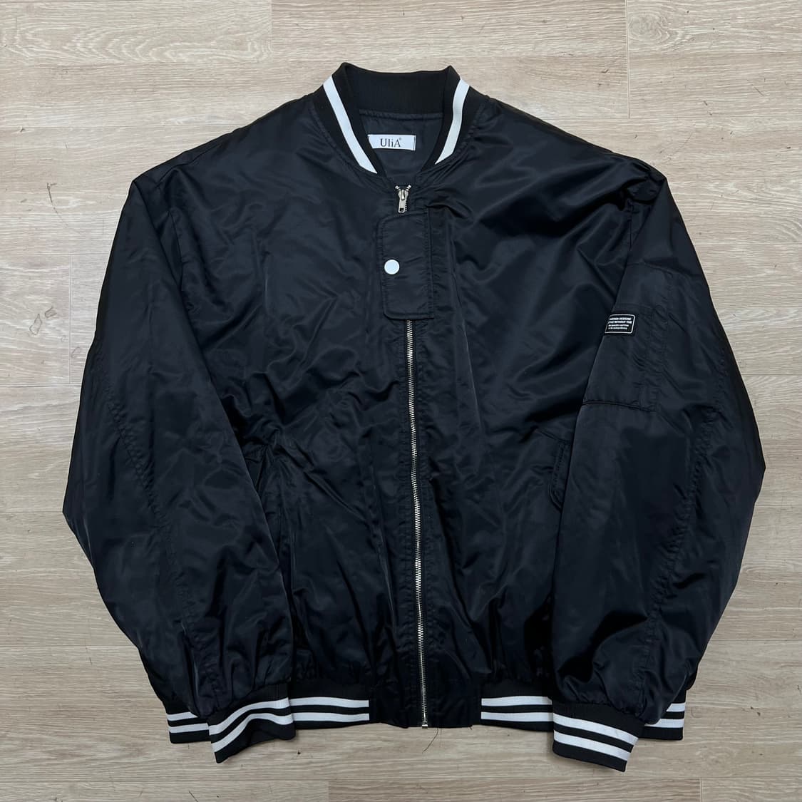 UliA 유리아 MA-1 항공점퍼 봄버자켓 [블랙] XL/105 상품이미지1