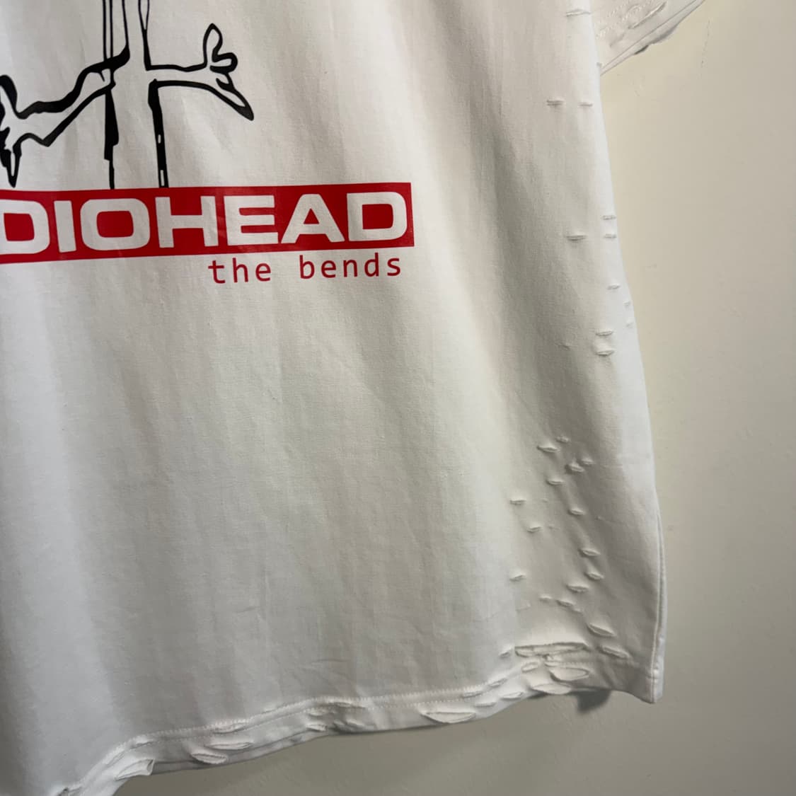 Radio head Band t destroyed damaged t 상품이미지5