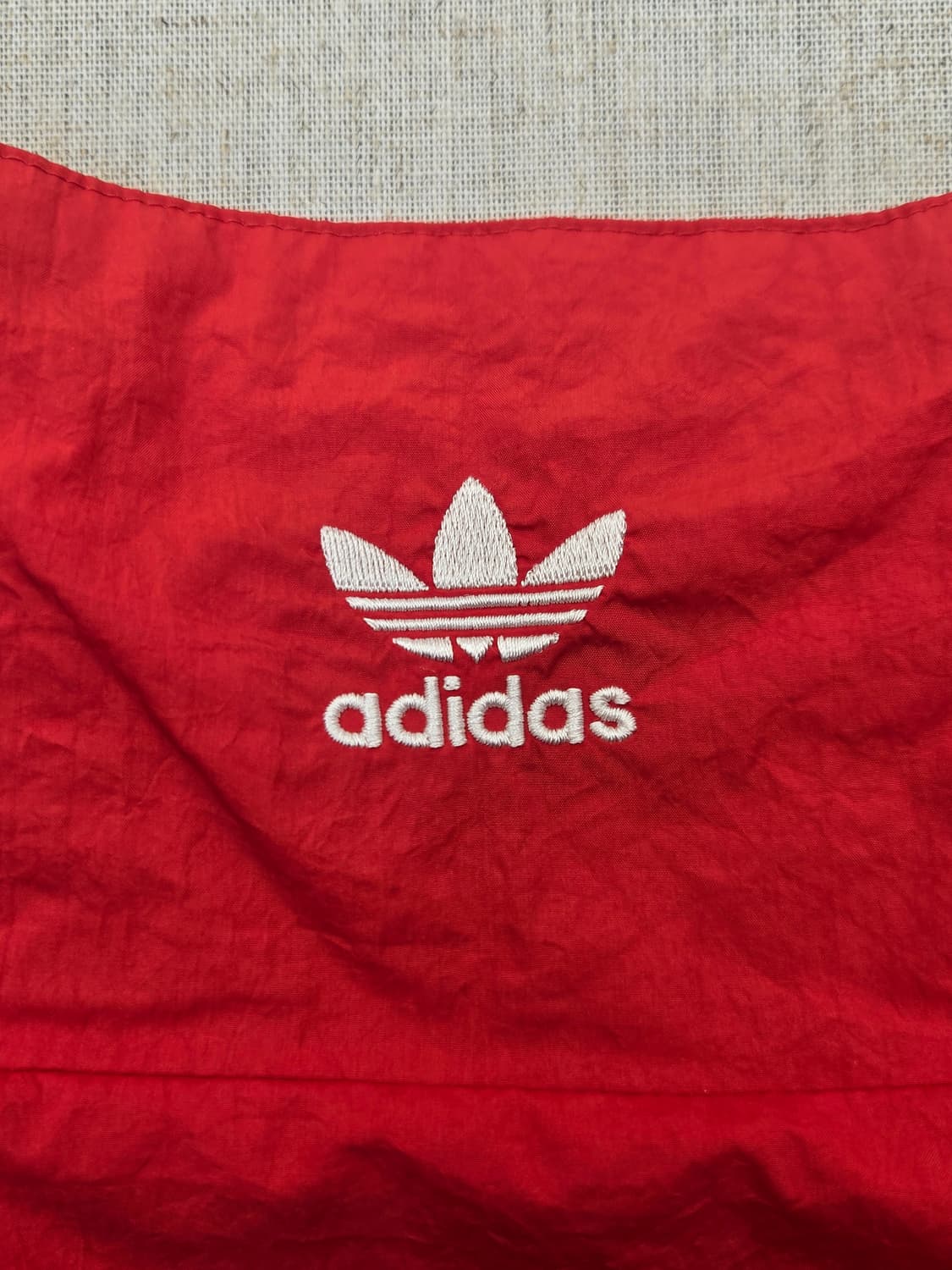 아디다스 트레포일 바람막이 자켓 레드 상품이미지5