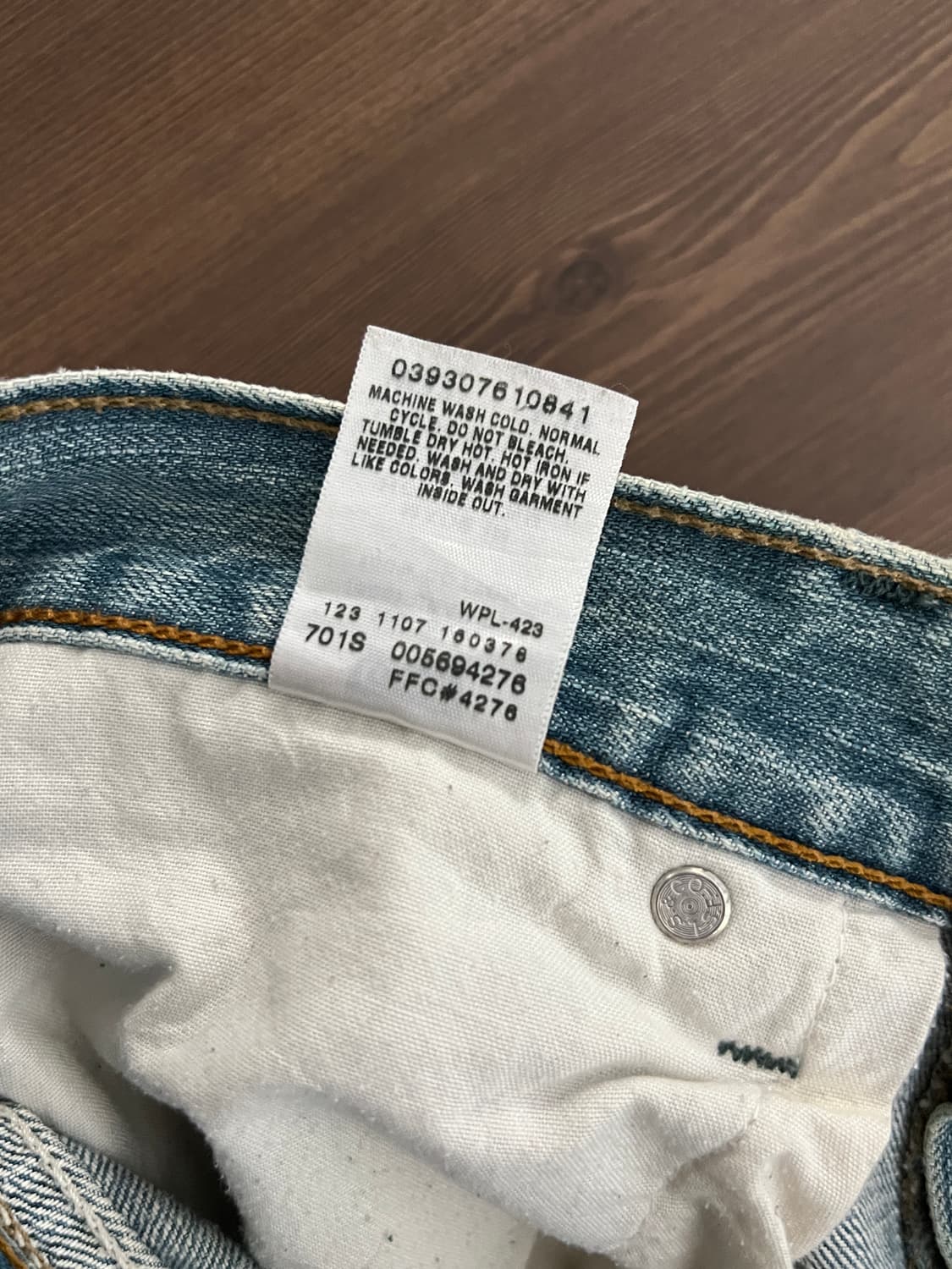 Levis Loose Straight 리바이스 569 데님 팬츠 상품이미지7