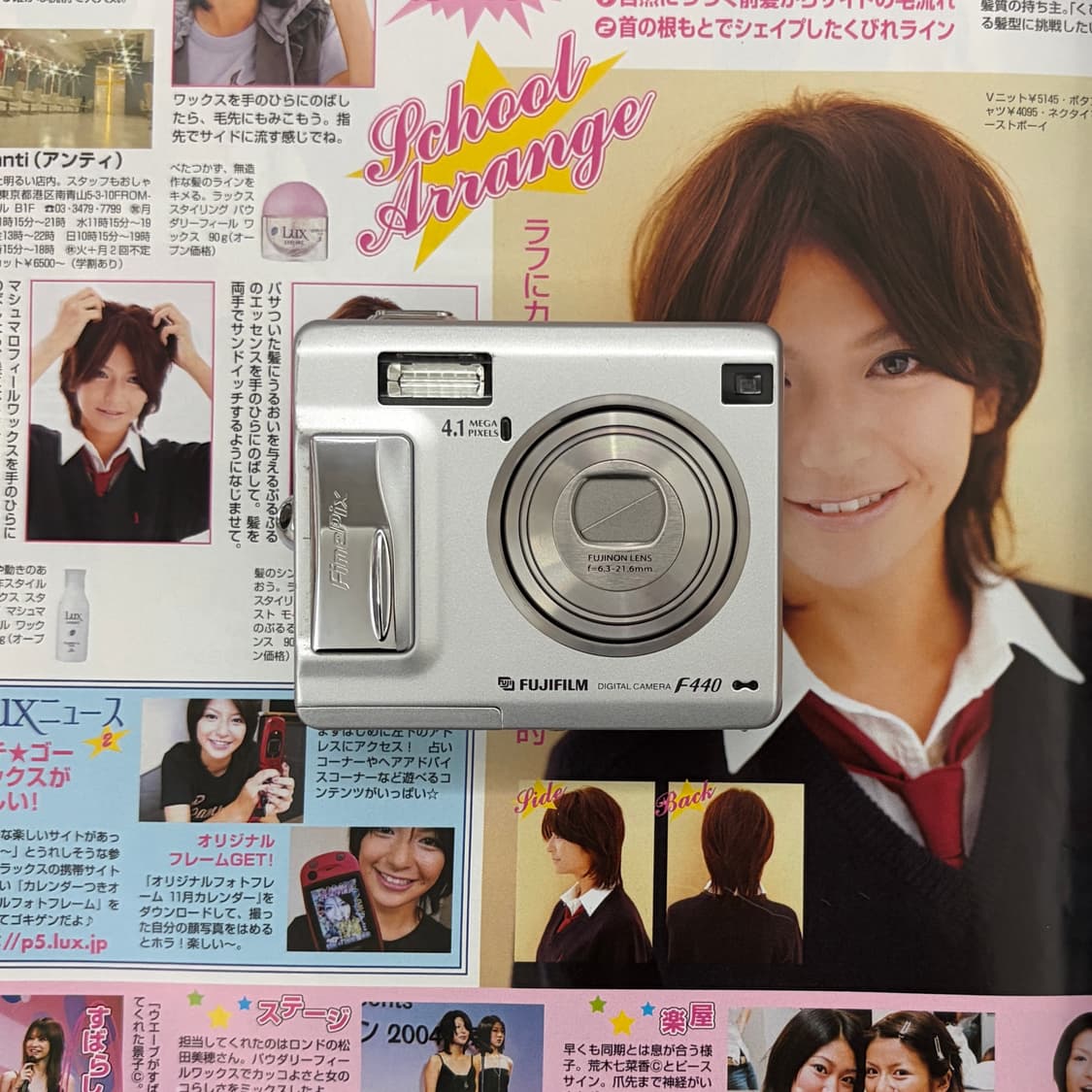 작례📸Fujifilm finepix f440 후지필름 파인픽스 실버색 상품이미지1