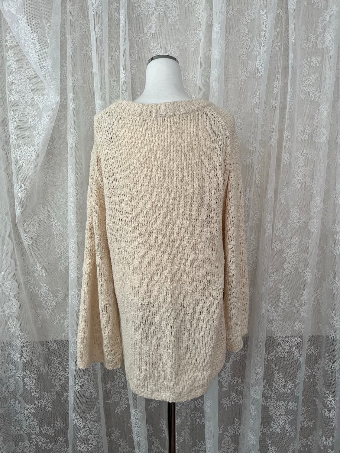 S) 아르켓 오버핏 코튼 니트 아이보리 상품이미지2