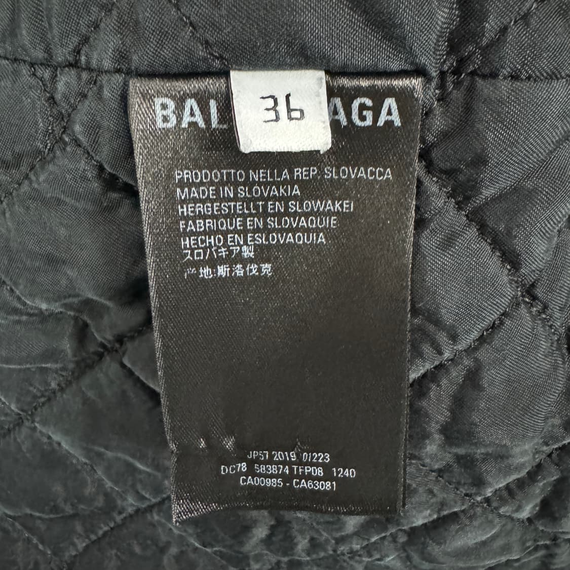 Balenciaga 발렌시아가 체크 플란넬 스윙 셔츠 자켓 상품이미지7