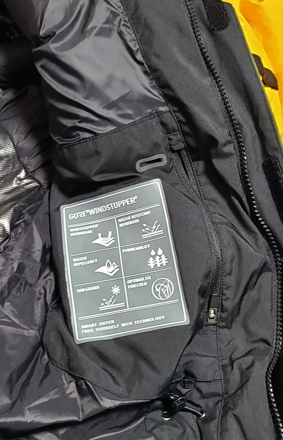 고어텍스 윈드스토퍼 대장급 거위구스패딩 100L 새제품 상품이미지8