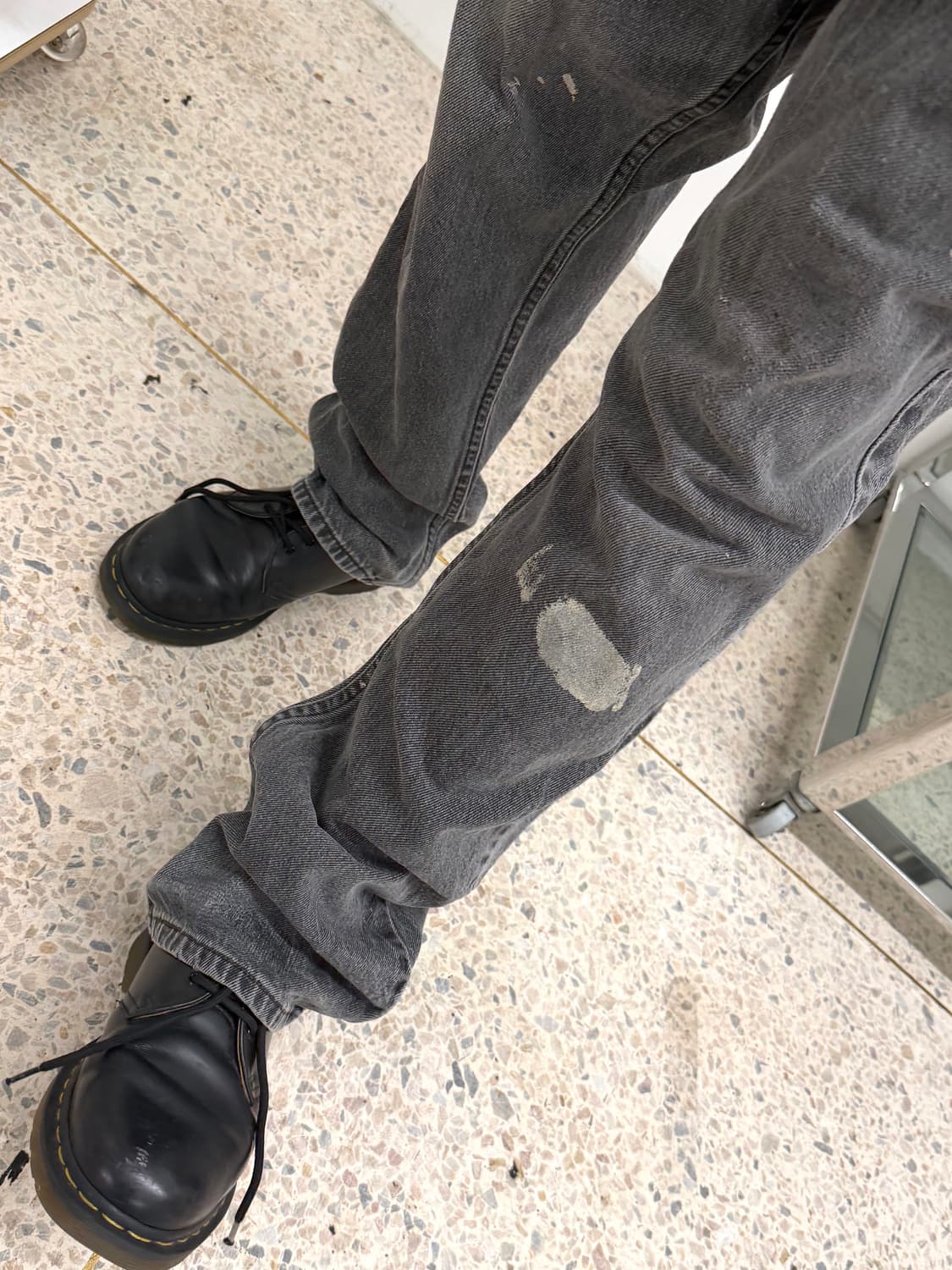 리바이스 505 레귤러 스트레이트 흑청 상품이미지4