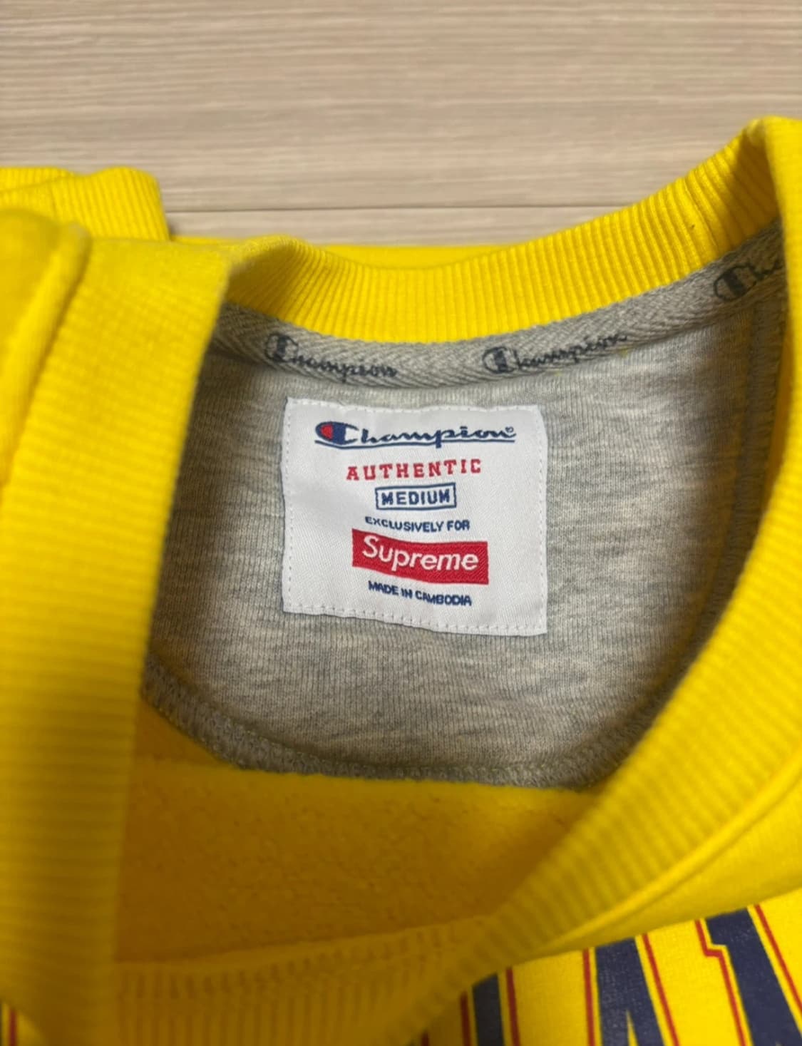 슈프림 x 챔피온 맨투맨 상품이미지2