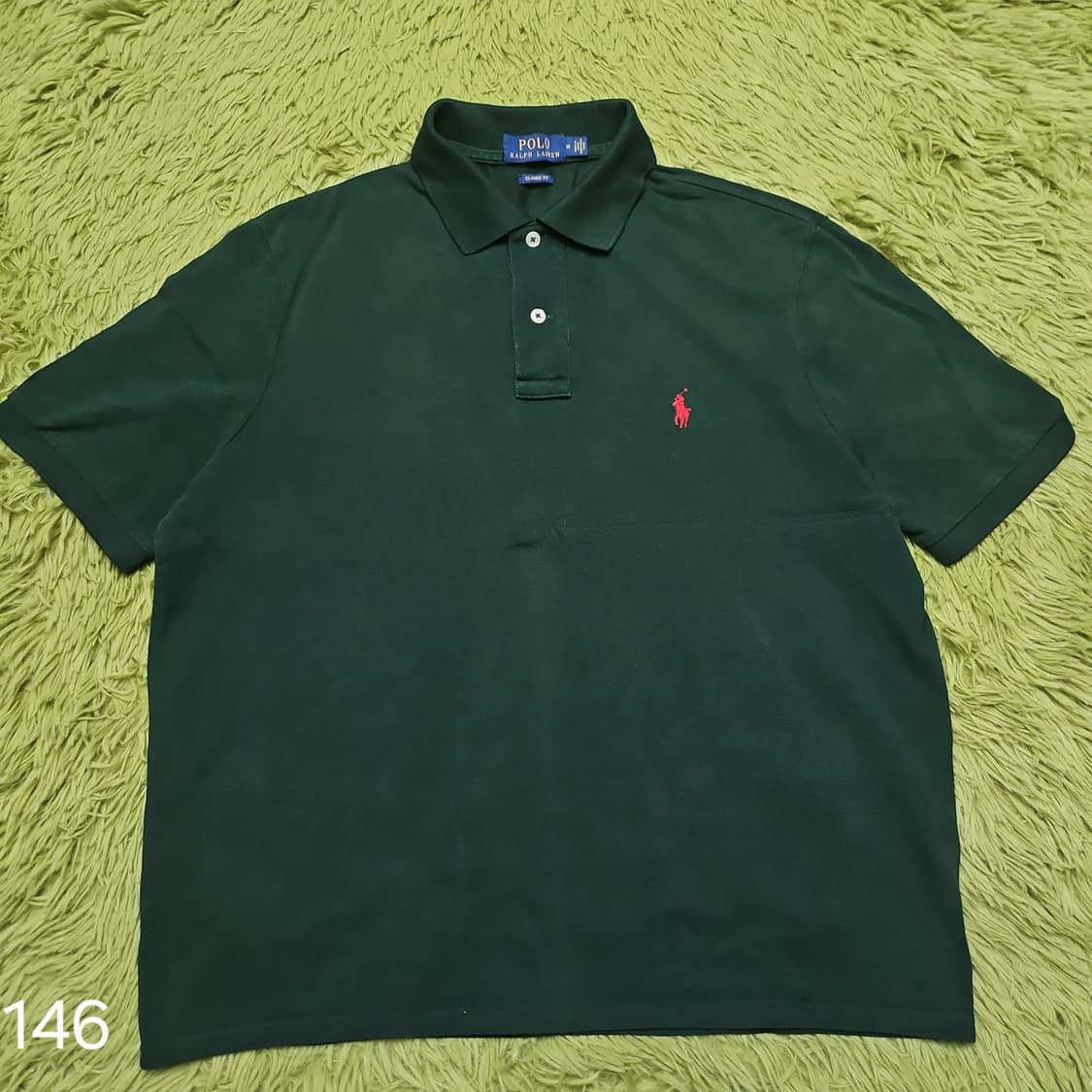 폴로 랄프로렌 클래식핏 반팔 카라티 M 상품이미지1