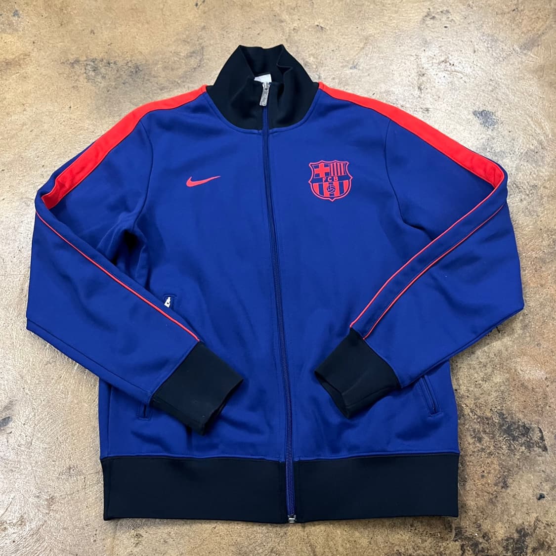 [정품/L] 나이키 FC 바르셀로나 트랙탑 져지 자켓 블루 b10 상품이미지2