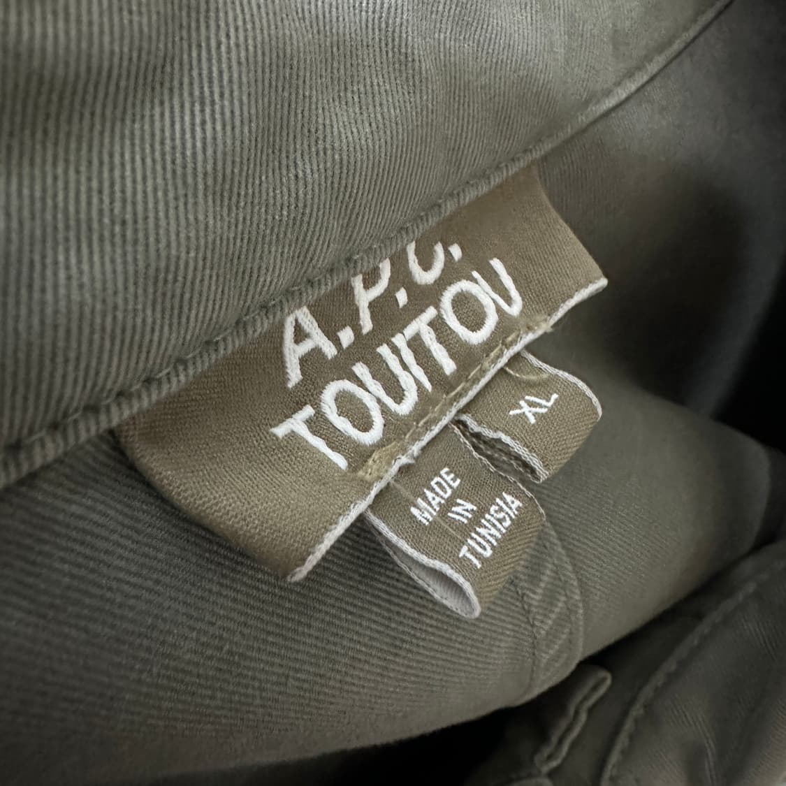 APC military jacket olive green 상품이미지3