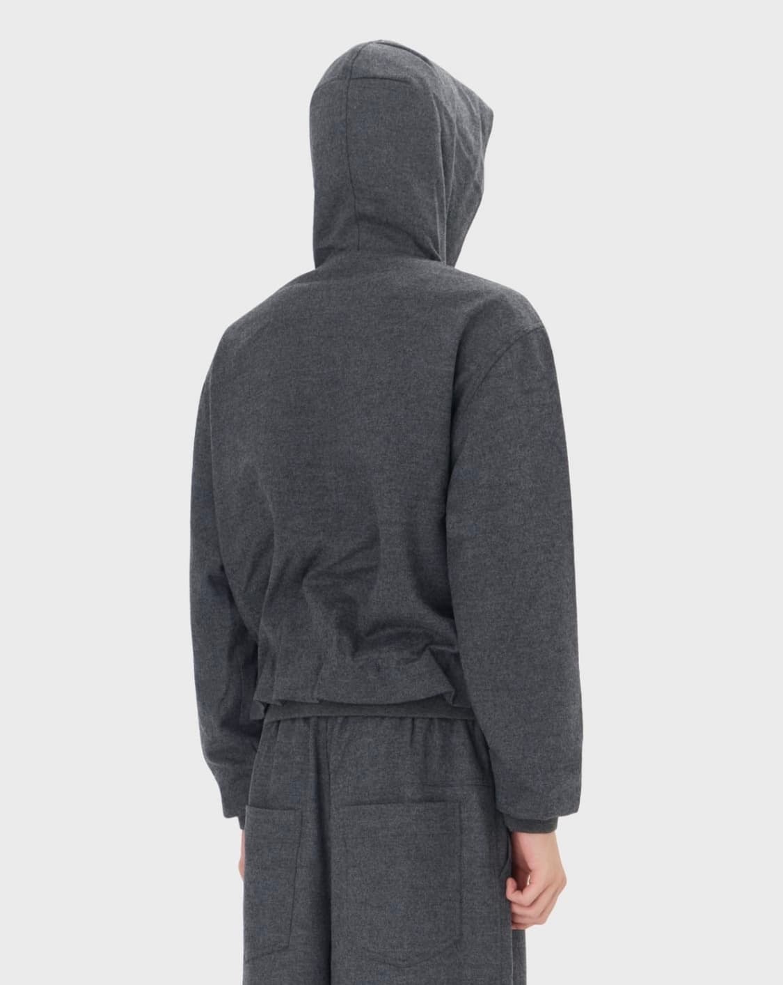 펫트리코 메로페 울 후드 자켓 그레이 52 상품이미지4