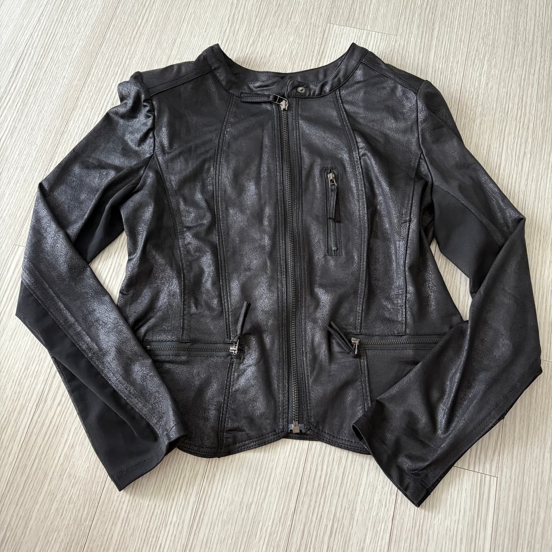 빈티지 슬림핏 라이더 자켓 상품이미지1